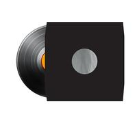 Vision Media® 12'' Vinyl Black Polylined Inner Sleeves - Record Inners - Vinyl Sleeves - LP PolyLiners x 25pcs … …