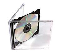 Vision Media® 5 X Double CD Jewel Case Black Tray- 10.4mm Spine