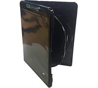 Vision Media® - 50pcs x 4K Ultra HD Triple Black Blu Ray Case - Stores any Blu Ray/DVD/Games disc