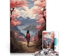 Vision of Fujiyamateenagers 1000 Piece Jigsaw Puzzle for Educational Game Challenge Toy deal as gifts for the whole family 38x26cm