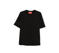 Vision Of Super flame-embroidered T-shirt - Black XS-S-M-L