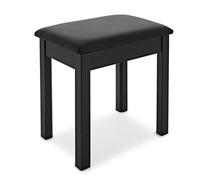 VISION Piano Stool with Storage by Gear4music Black