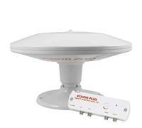 Vision Plus Status 350 Omni-Directional Digital TV, FM and DAB Antenna with VP3 Amplifier Latest Model Mobile Television Aerial Perfect for Caravans Boats Motorhomes etc (350-1m TV & Radio)