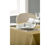 Vision Polyester Plain Coloured Tablecloth in Tan | Size: 178 cm x 366 cm Vision Tan 178 cm x 366 cm