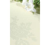 Vision Polyester Rose Design Circular Tablecloth in Gold | Size: 132 cm Vision Gold 132 cm