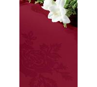 Vision Polyester Rose Design Tablecloth in Burgundy | Size: 89 cm x 89 cm Vision Burgundy 89 cm x 89 cm