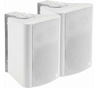 VISION Professional Active 5.25" Wall Speakers - LIFETIME WARRANTY - 2 x 15w (RMS) - 2-way - 1 x minijack input / 1 x 2-Phono input (summed) - internal power supply - C wall brackets included - white