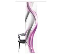 Vision S Cara Sliding Curtain, 260 x 60 cm, Bamboo Look, Colour: Pink, Size: 260 x 60 cm, Quantity: 1