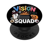 Vision Squad Halloween Funny Optometry Eye Care Professional PopSockets Adhesive PopGrip