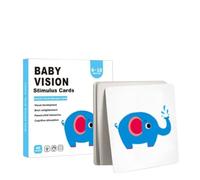 Vision Stimulation Cards - High Contrast Learning Cards | Help Them Grow In Aspects, Learning Activity Memory Card