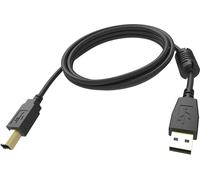 Vision TC 5MUSB/BL USB cable USB 2.0 5 m USB A USB B Black