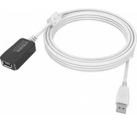 Vision TC 5MUSBEXT+ USB cable USB 2.0 5 m USB A White