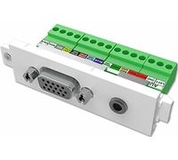 VISION TC3 VGAF3.5MM - TechConnect 3 VG 3.5mm module - Modular facility plate snap-in - HD-15, mini-phone stereo 3.5 mm