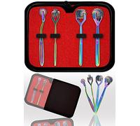VISION TEK MED Wartenberg Neuro Pinwheel Diagnostic Instrument Sensory Wartenberg Pinwheel 1,3.5,7 Head Strong Wheel Stainless Steel Nerve Tester (Set of 4 (1,3,5,7 Head)) (Rainbow)