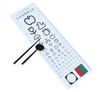 Vision Test Chart for Home School Eye Chart Plastic