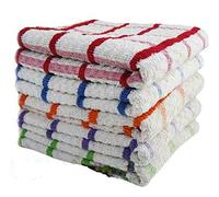 Vision Textiles Victoria Looms® Jumbo Tea Towels, Professional Catering Grade Kitchen Tea Towels Dish Cloth (9 Pack)