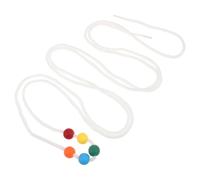 Vision Training Beads Five Colour Silicone Cloth Eye Exercise | Distance Graded Beads, Sequential Colours, for Reading Breaks and Work Practice, Supports Eye Teaming