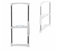 Vision Training Forehead Bracket, Optical Instrument Chin Rest with Height Adjustment Knob, 0-95mm Lifting Distance, H Type and Secure forehead fit, for Optical Shops, Vision Care Center