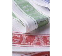 Vision Union Linen Assorted Glass Cloths 50 x 76cm - Pack of 10 | Size: 50 x 76 cm Vision Multicolor 50 x 76 cm