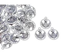 Vision4ever 10Pcs Tibetan Silver Scottish Thistle Charm 20mm Charms Jewellery Craft Flower Easy To Use and Useful for Decorations