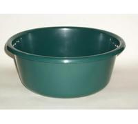 Vision4ever 1Pcs 28cm Green Small Round Plastic Washing Up Bowl Washing Up Bowl Kitchen Sink, Basin Mixing & Tidy Organizer