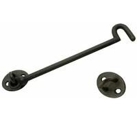 Vision4ever 1Pcs Black Hook Eye Door Latch Extra Long 56cm 22" Window Gate Lock Shed Cabin Garden Easy to Use (Black Color)
