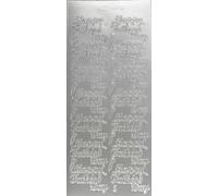 Vision4ever 1Pcs Happy Father's Day Peel Off Sticker Sheet for Card Making Crafts Scrapbooking