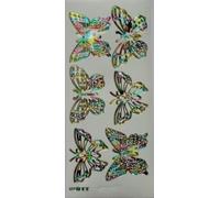 Vision4ever 1Pcs Large Butterfly Peel Off Sticker Sheet for Card Making Craft Easy to Use for Decoration