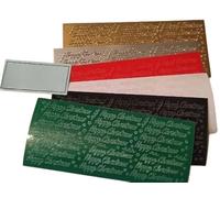 Vision4ever 1Pcs Red Happy Christmas Pretty Font Stars Craft Peel Off Stickers Card Making Craft