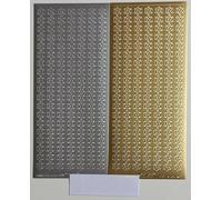 Vision4ever 1Pcs Silver Color 1cm Wide Snowflake Border 21.5cm Long Peel Off Stickers Card Making Glass Easy to Use and Sticks