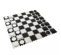 Vision4ever 1x Giant Draughts Game Set Fun Outdoor & Indoor Family Activity Garden Toy for All Ages