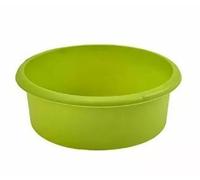 Vision4ever 1x Green 4 litres Plastic Round Bowl Washing Up Basin Sink Tidy Basin Mixing, Washing Up Bowl Tidy Organizer