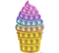 Vision4ever 1x Ice cream Shape Push Pop Bubble Sensory Fidget Toy it Stress Relief Special Needs kids