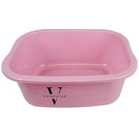 Vision4ever 1x Pink 11 litres Washing Up Bowl Rectangular Plastic Multi-Purpose Basin Mixing Sink Portable Wash Basin