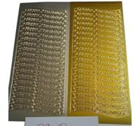 Vision4ever 1x Silver 1cm Banner Happy Birthday Peel Off Stickers Paper Card Craft