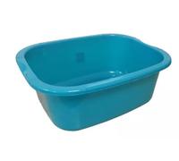 Vision4ever 1x Turqouise Green Colour 11 litres Washing Up Bowl Rectangular Plastic Multi-Purpose Basin Mixing Sink Portable Wash Basin, Mixing Sink Tidy Organizer Large Kitchen Portable Dish Washtub