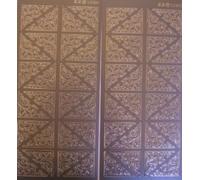Vision4ever 2 Sheets of Corner Peel-Offs Scrolls (1) Both Silver 48 in Total for Crafting, Scrapbooking, and DIY Projects