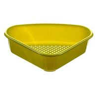 Vision4ever 225mm Sink Tidy Plastic Triangular Sink Caddy For Kitchens Red Grey Green Black Cream