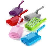 Vision4ever 2X Triple Crumb Random Color Brush Indoor Carpet Cleaner Handle Sweeper Hand HELD Clean