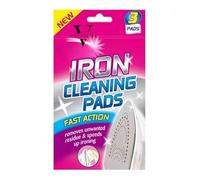 Vision4ever 3Pcs Iron Cleaning Pads Which Remove Residue And Improves Ironing Fast Acting tab speeds up ironing