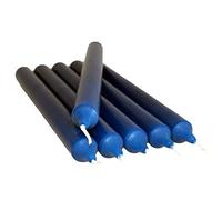 Vision4ever 5Pcs Navy Blue Dinner Candle Stylish Home Decor, Perfect for Dining, Weddings, and Special Occasions Long-Lasting,Dripless