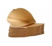 Vision4ever 6Pcs Coffee Filter Papers Size 4 Unbleached Brown Replacement Cones Easy to Use (Brown Color)