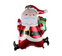 Vision4ever 80cm Christmas Xmas Running Santa Foil Balloon New Year Xmas Party Decor