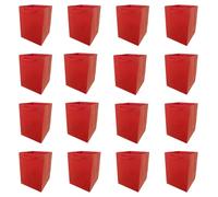 Vision4ever RED Color Xmas Party Treats Living Vase Bag Florist Christmas Transporter Boxes Flower Bouquet Box With Attractive Looks