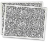 Vision4ever Set of 2 Crushed Crystals Mirrored Glass Placemats Glitter Diamante Table Mats Easy to Use