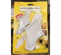 Vision4ever Triangle Hinged Samosa Mould Press | Pie Maker Set of 2 for Homemade Snacks