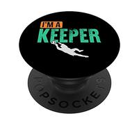 Visionairs Club I Am A Goalkeeper! PopSocket Swappable PopGrip