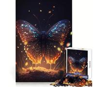 Visionary Butterfly 1000 Pieces Jigsaw Puzzles for Adults Brain Strength Peaceful Recreation Firm Interlock Best Gift (50x75cm)