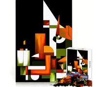 Visionary Geometric Art Adults 1000 Pieces Puzzle Reasoning Practice Easy Enjoyment Premium Edges Lovely Gift (50x75cm)