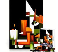 Visionary Geometric Art Jigsaws 1000 Pieces for Adults Focus Ability Mindful Escape Interlock Well Meaningful Gift (38x26cm)